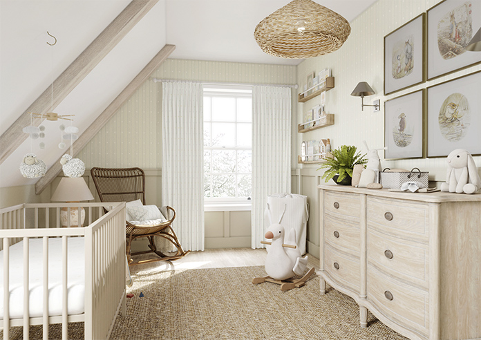 Puddle Down, Duck Stripe Dollymix - Made to Measure Curtains - Image 7